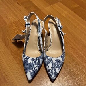 A New Day Floral Slingback Women's Shoes Size 6 New